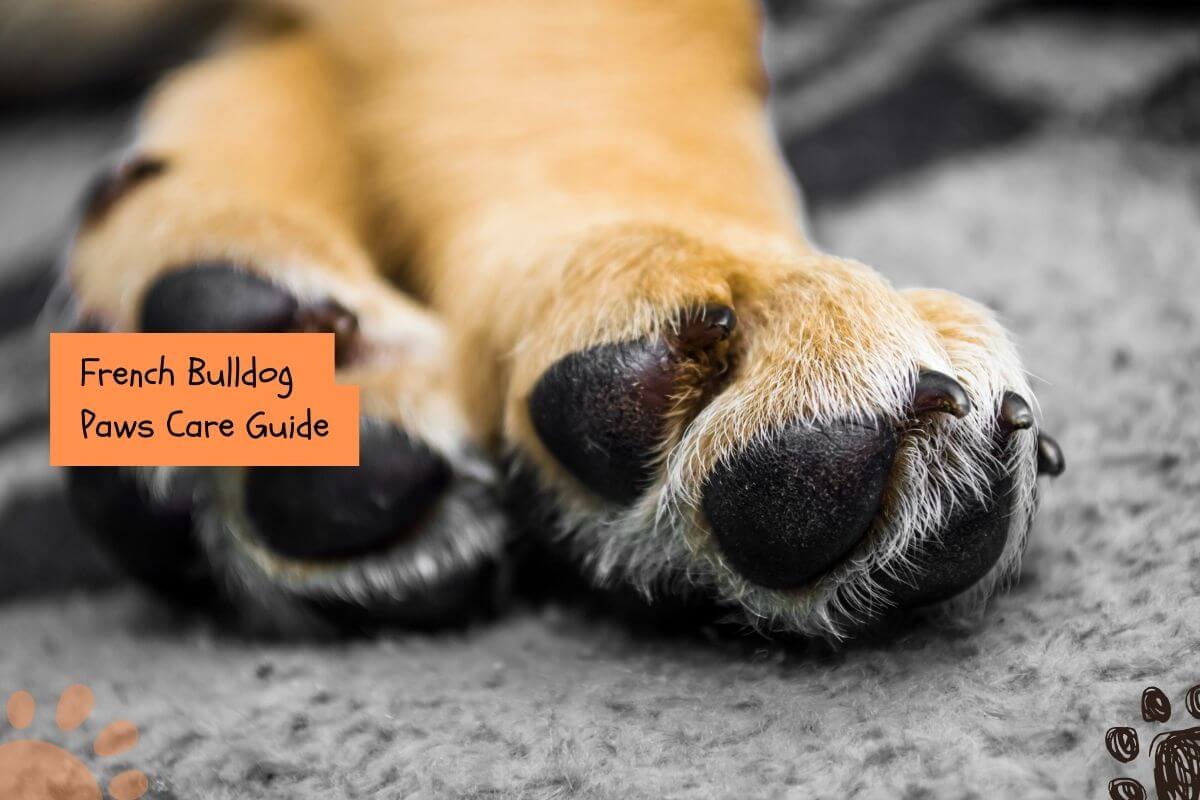 how to care for French Bulldog paws