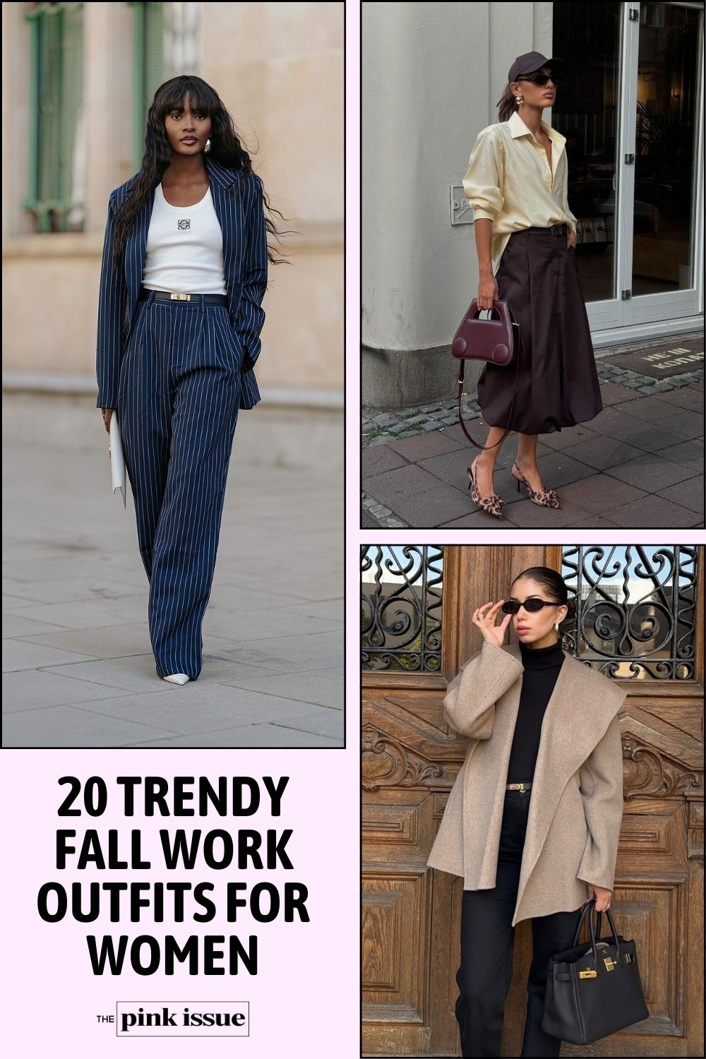 20 Trendy Fall Work Looks to Crush Your Office Style Game pinterest