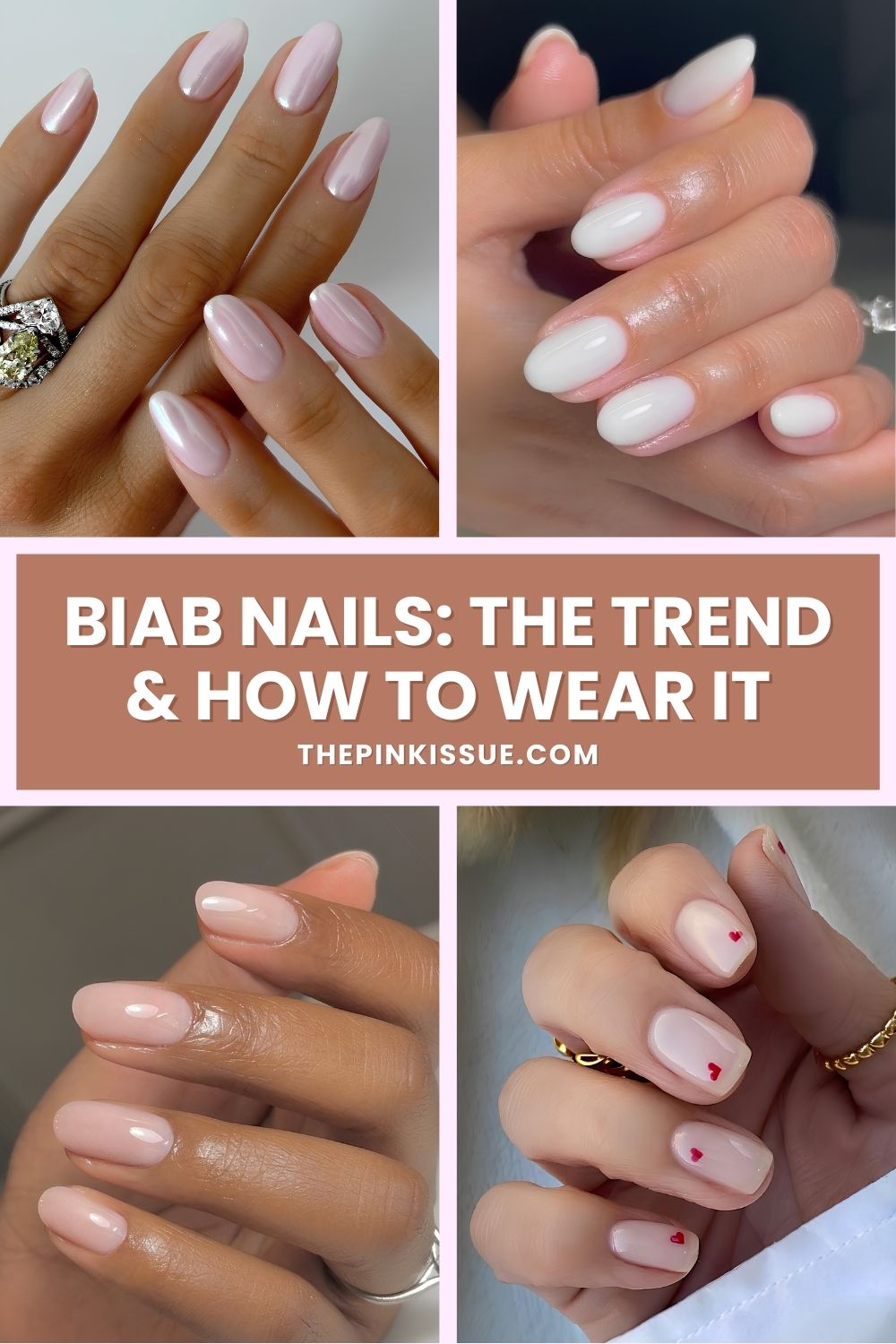 BIAB nails trend Pinterest