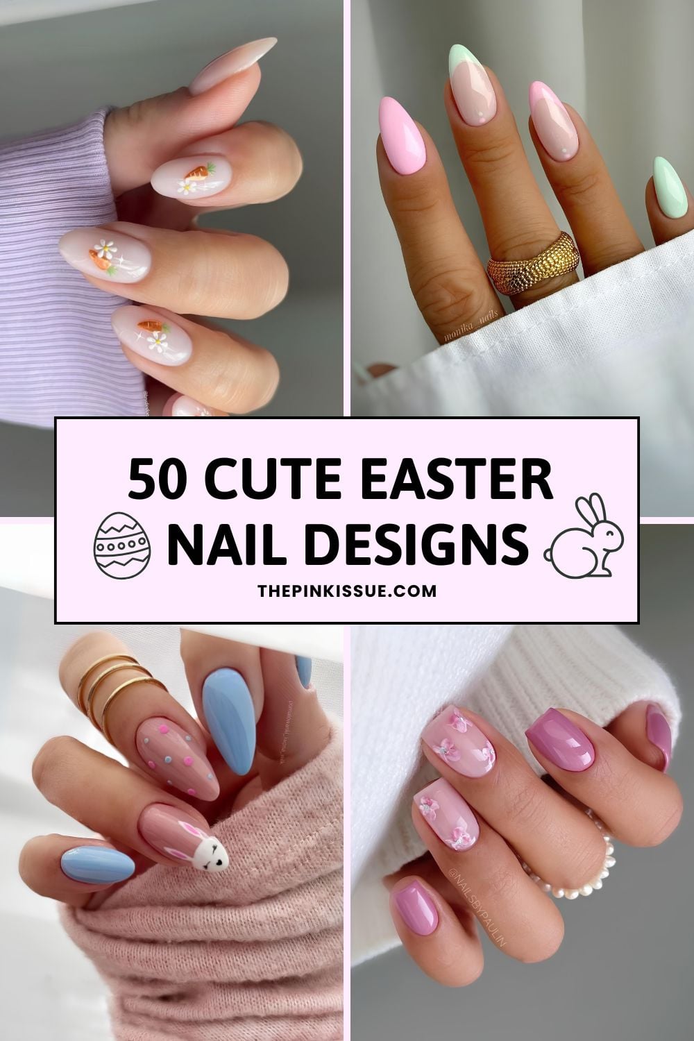 Easter nail designs pinterest