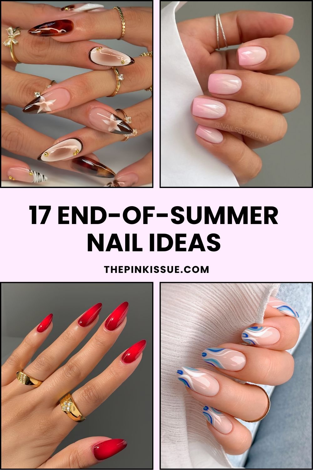End of summer nail ideas pinterest