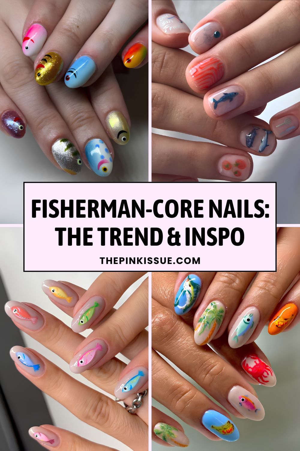 Fisherman-core nails Pinterest