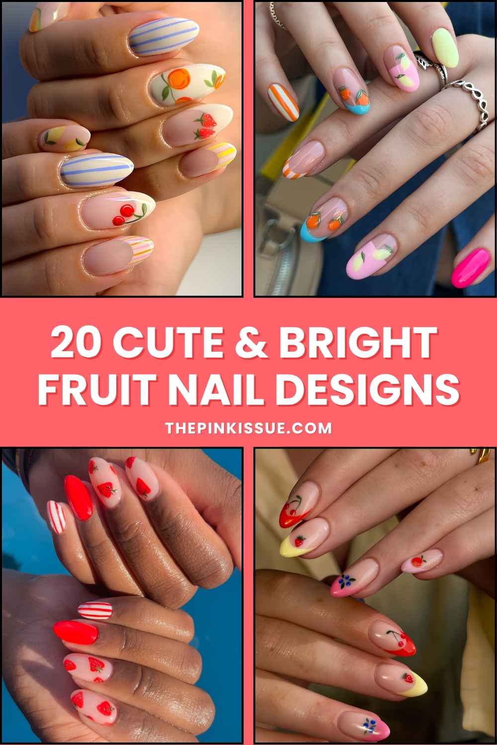 Fruit nail designs Pinterest