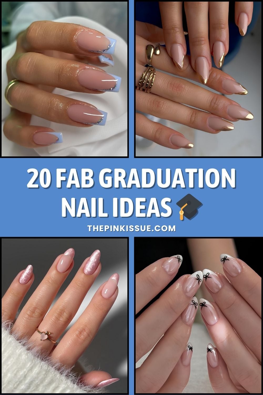 Graduation nail ideas Pinterest