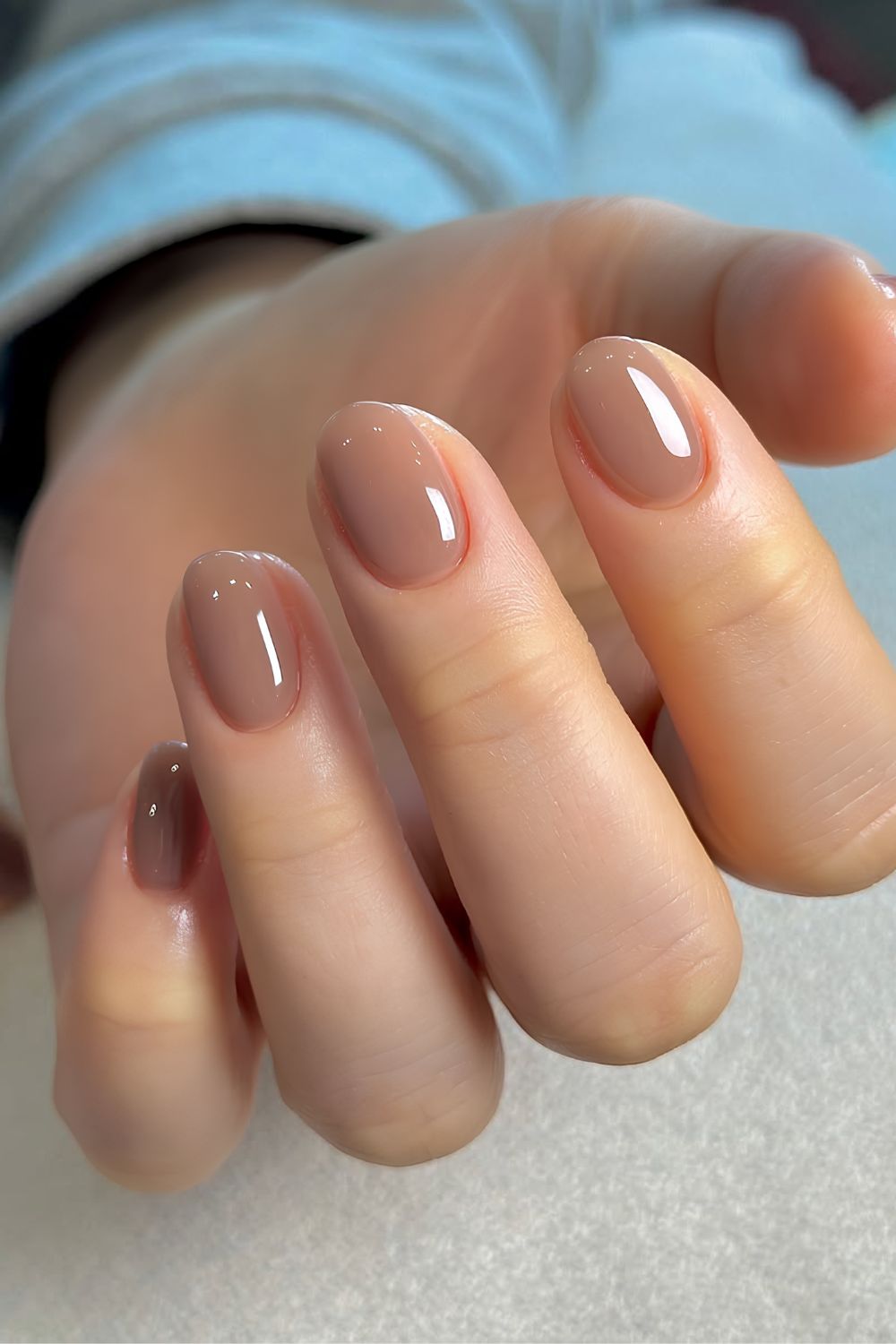 Jelly mocha nails