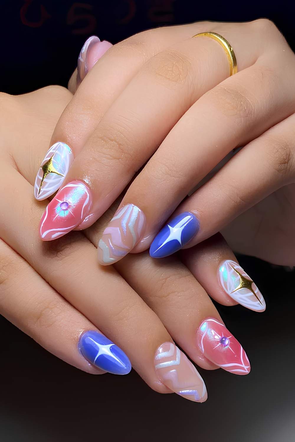K-Pop Demon Hunters manicure