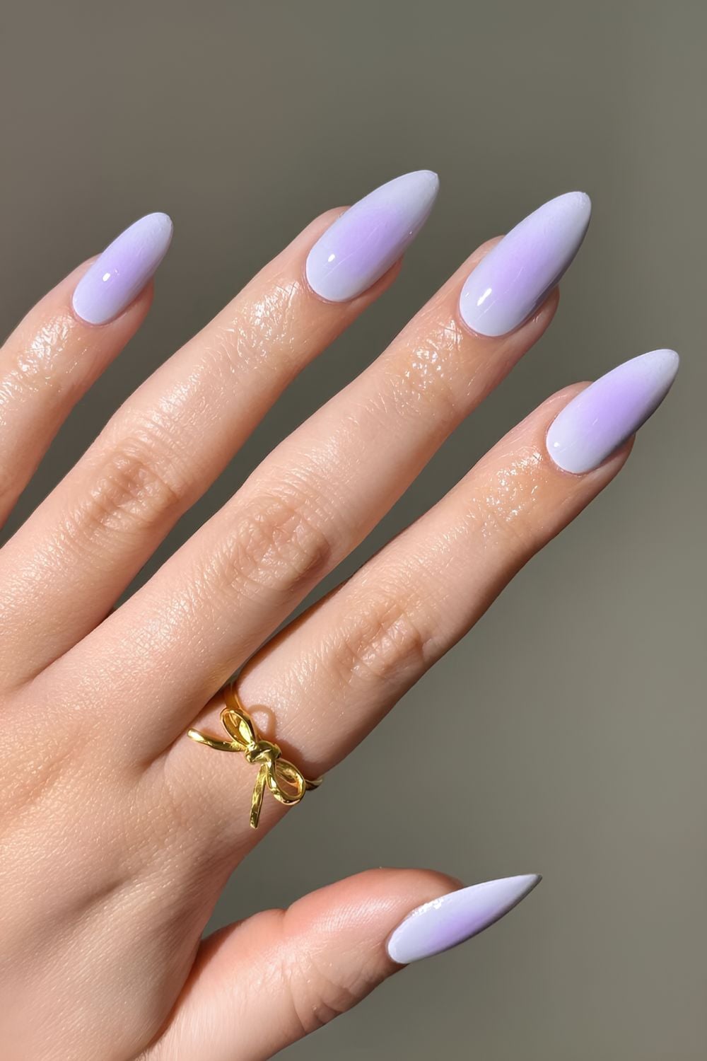 Lavender aura manicure