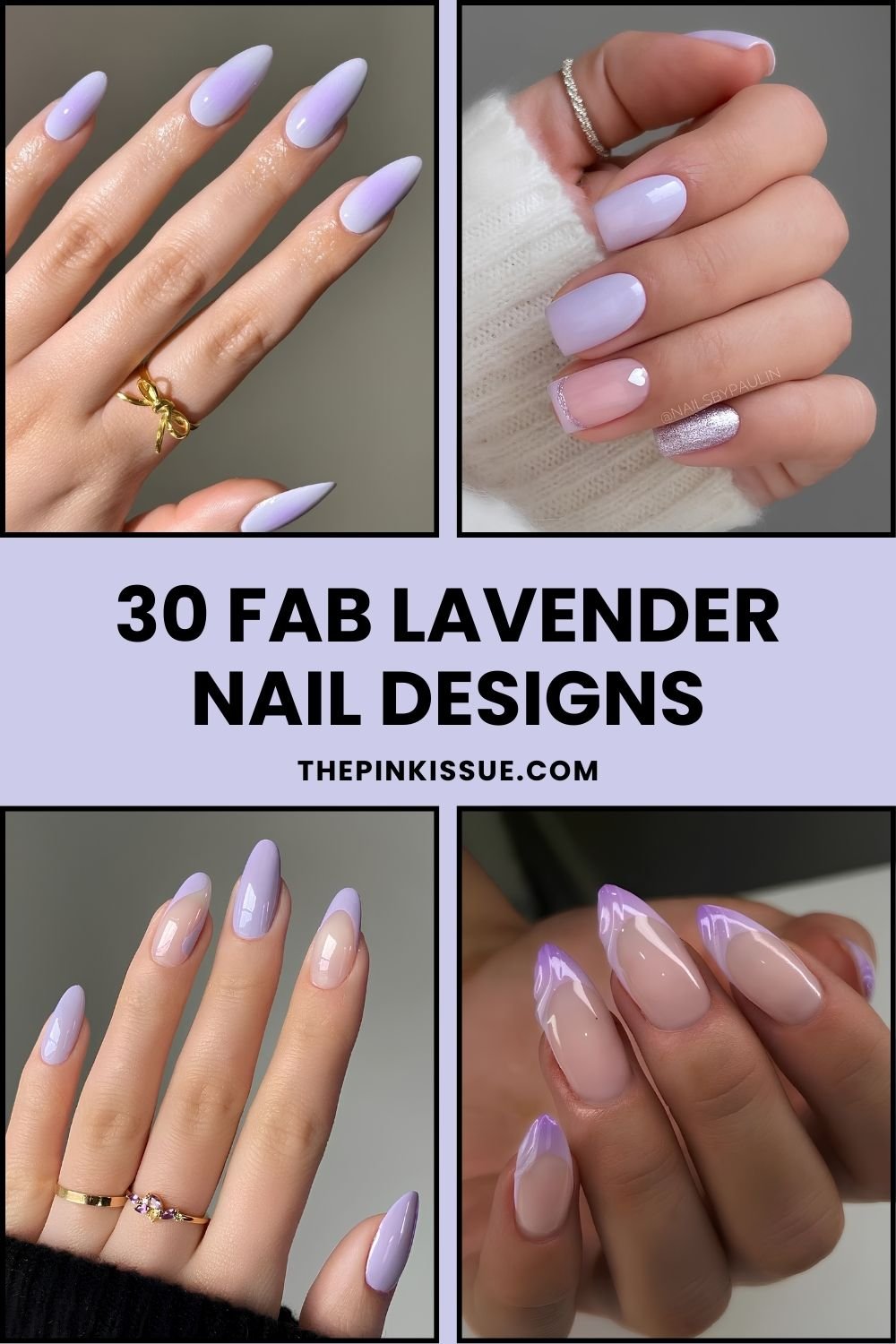 Lavender nail designs Pinterest