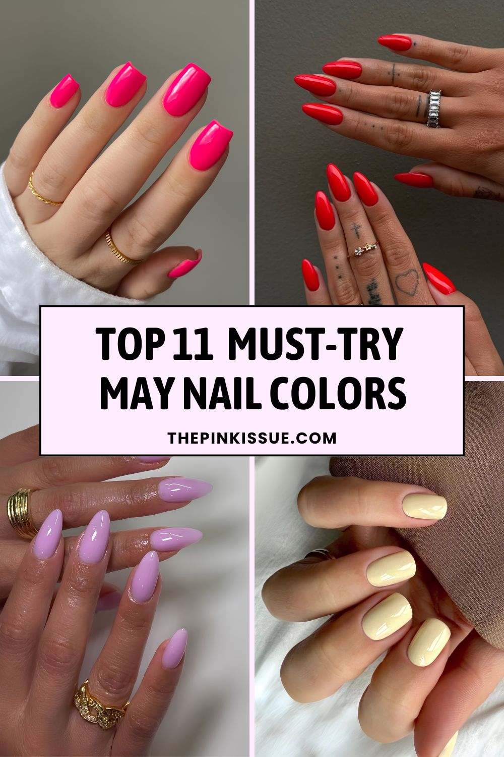 May nail color trends pinterest