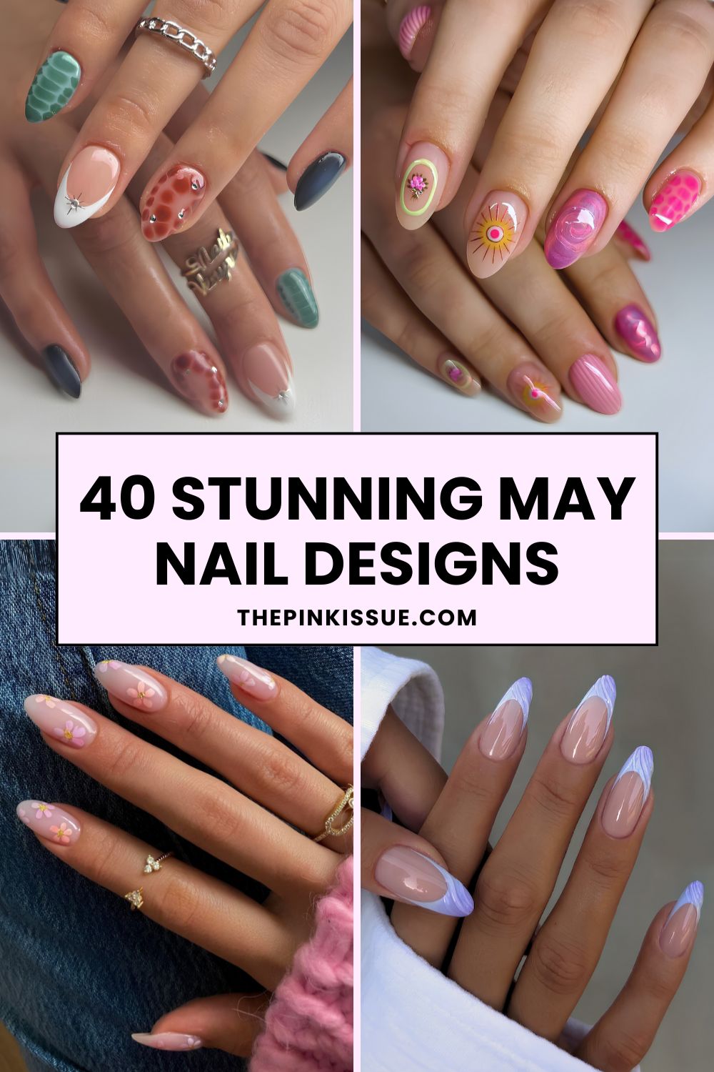 May nail designs Pinterest