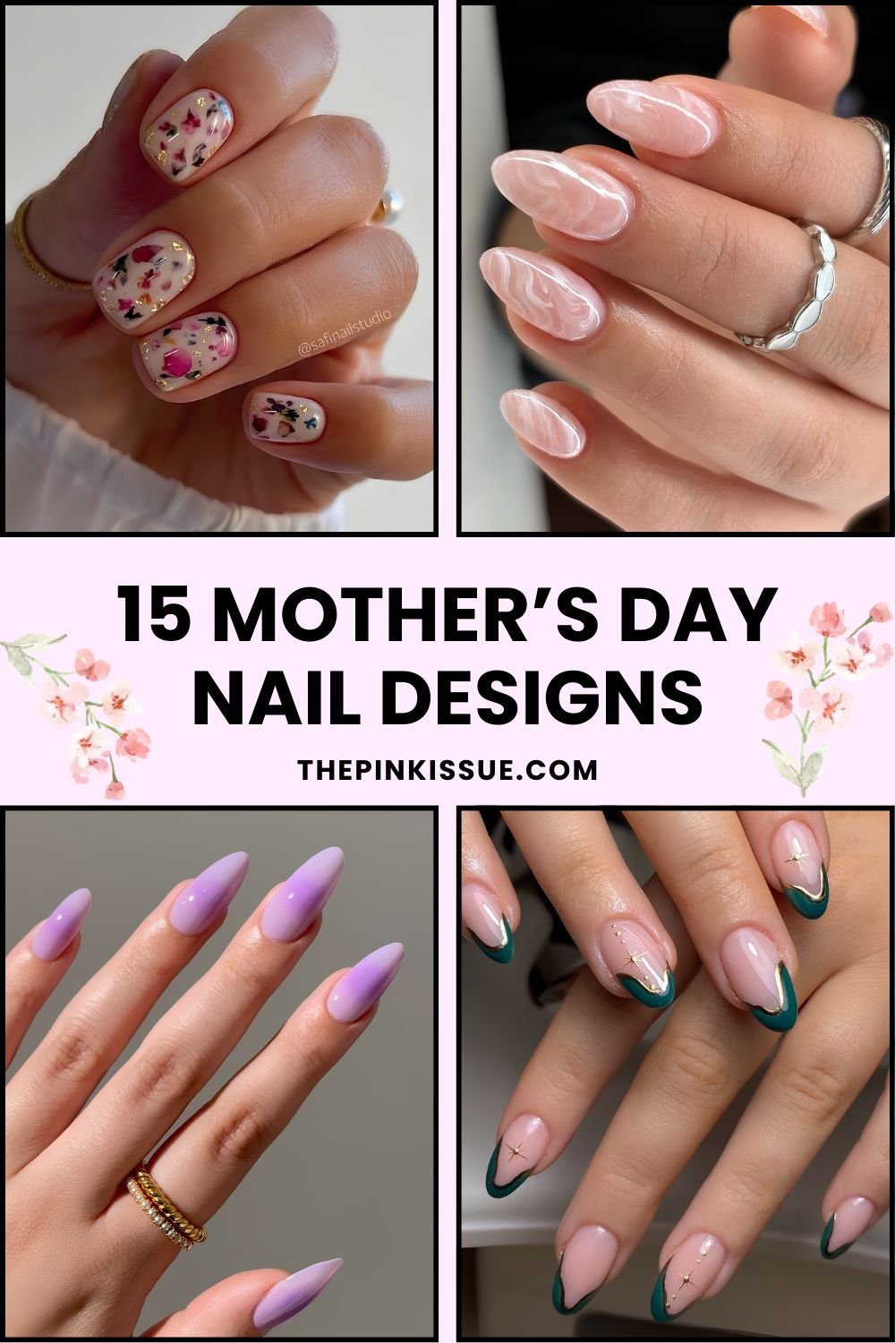 Mother's day nail designs Pinterest