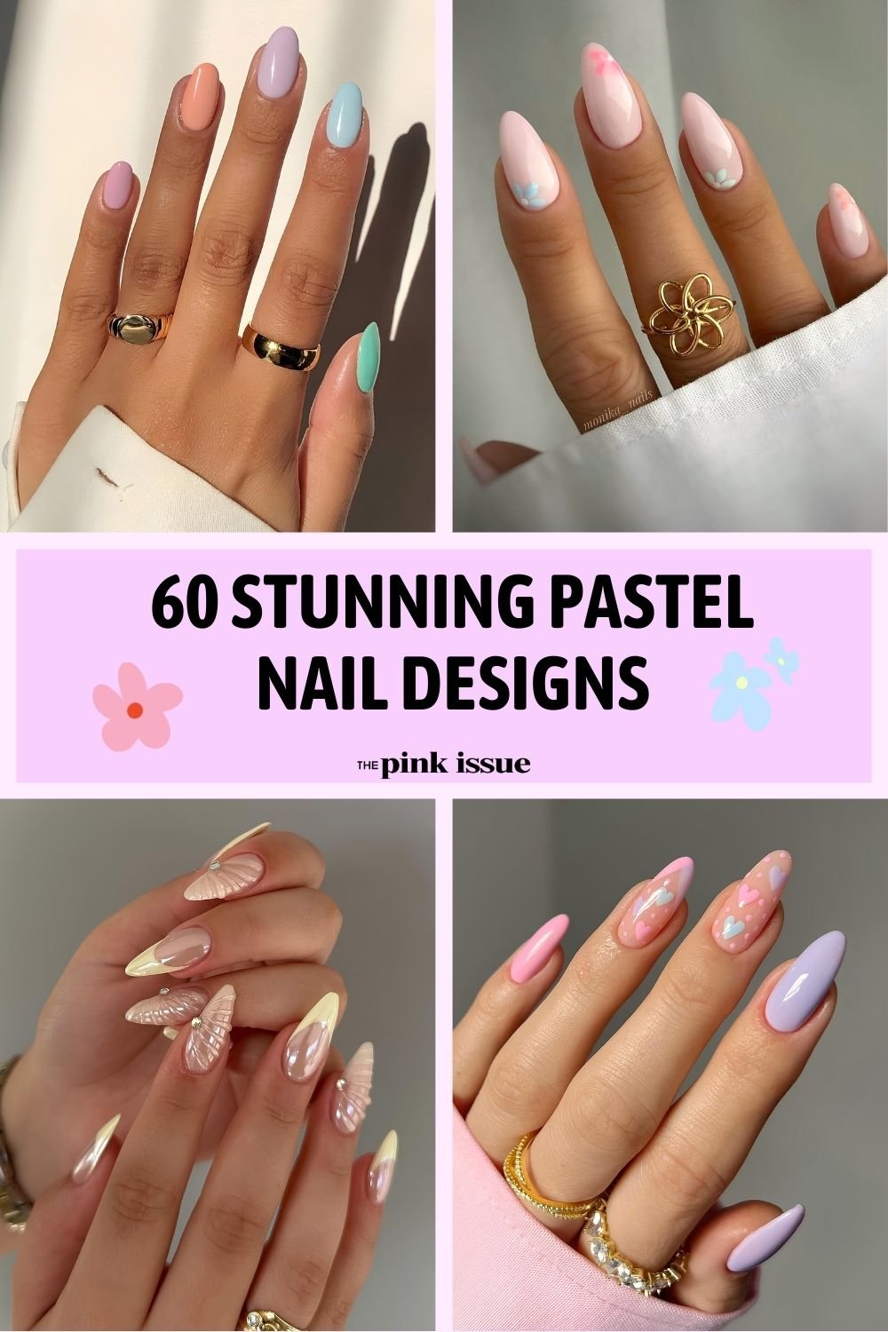 Pastel nail ideas Pinterest