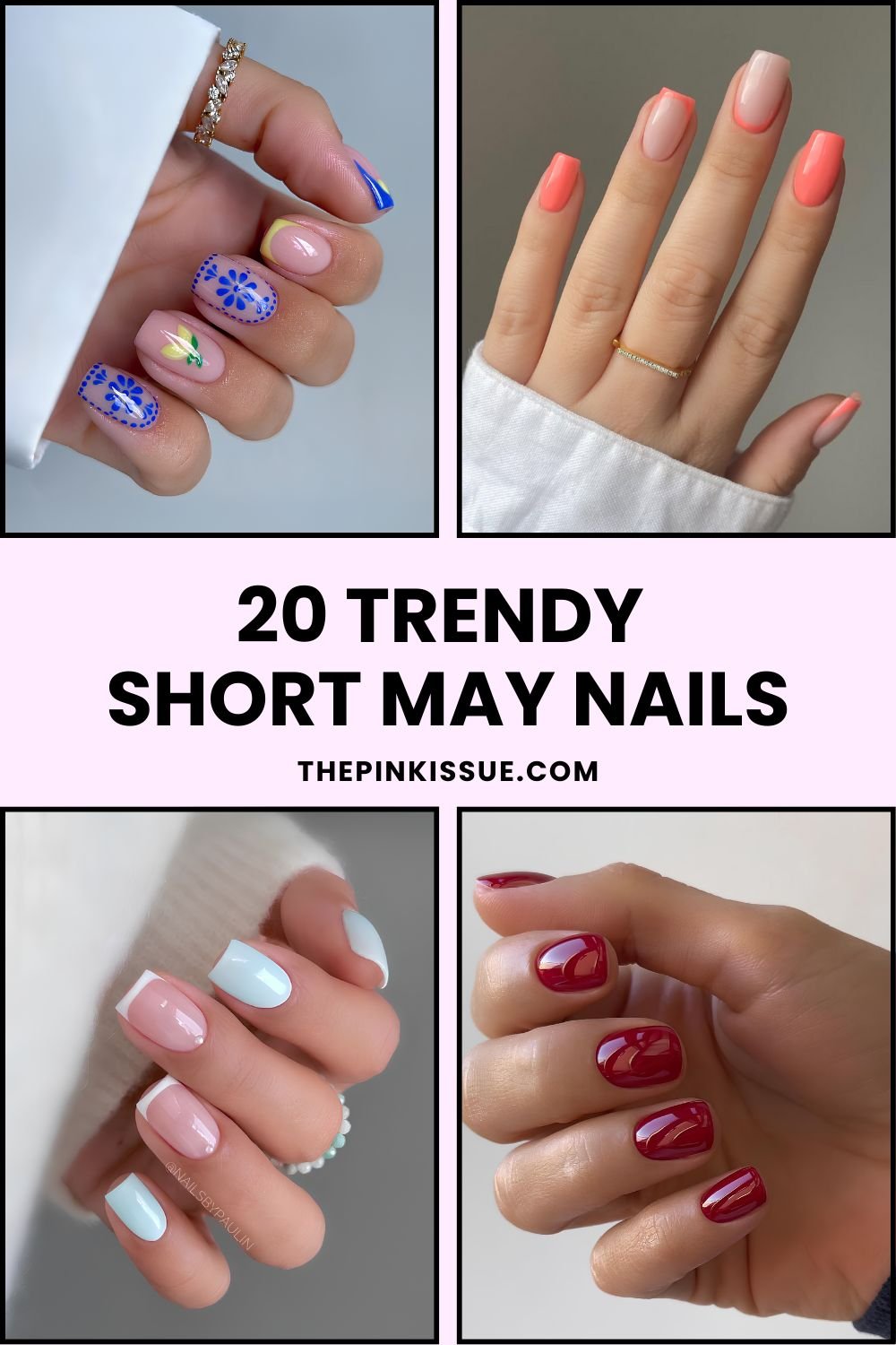 Short may nail designs pinterest