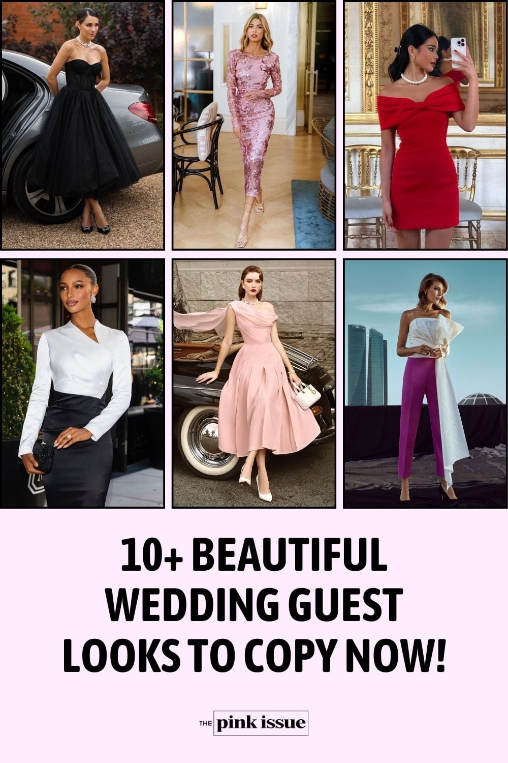 Wedding guest outfit ideas Pinterest